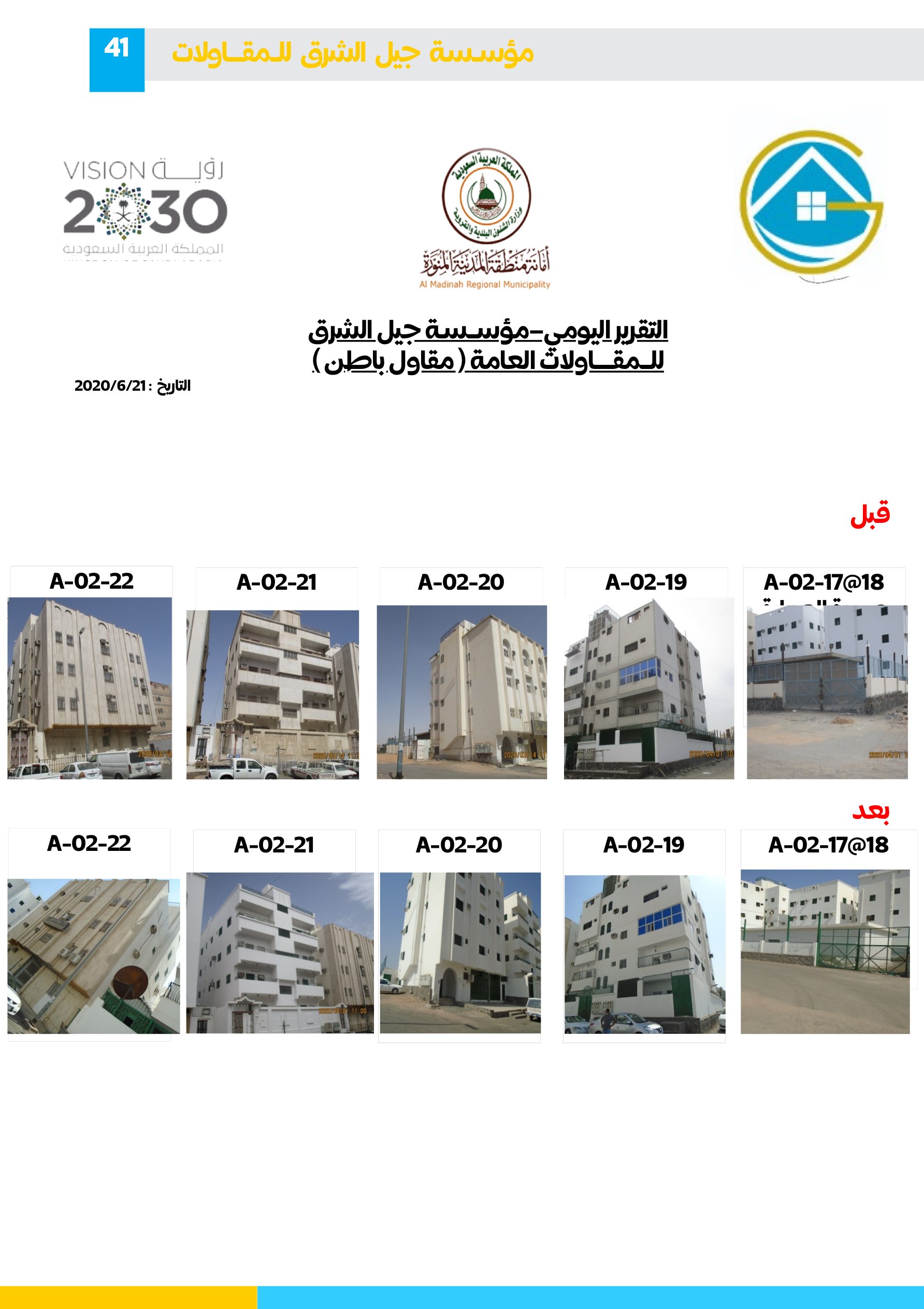 مشروع 81 - مؤسسة جيل الشرق للمقاولات العامة والصيانة